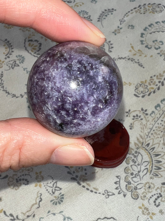 Esfera de Lepidolita (vídeo al final)