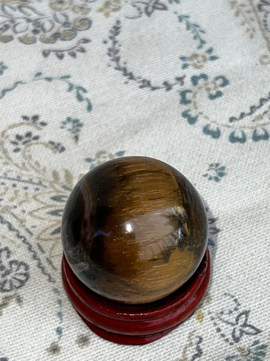 Esfera de Ojo de Tigre / En PROMOCIÓN por pequeños defectos típicos de una piedra natural(vídeo al final)