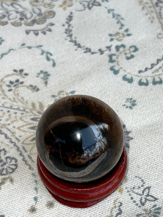 Esfera de Ojo de Tigre / En PROMOCIÓN por pequeños defectos típicos de una piedra natural(vídeo al final)